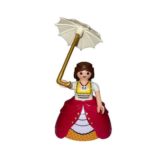 Vintage Playmobil 4639 2005 Geobra Magnificent Lady Klicky Figure Umbrella - Picture 1 of 7